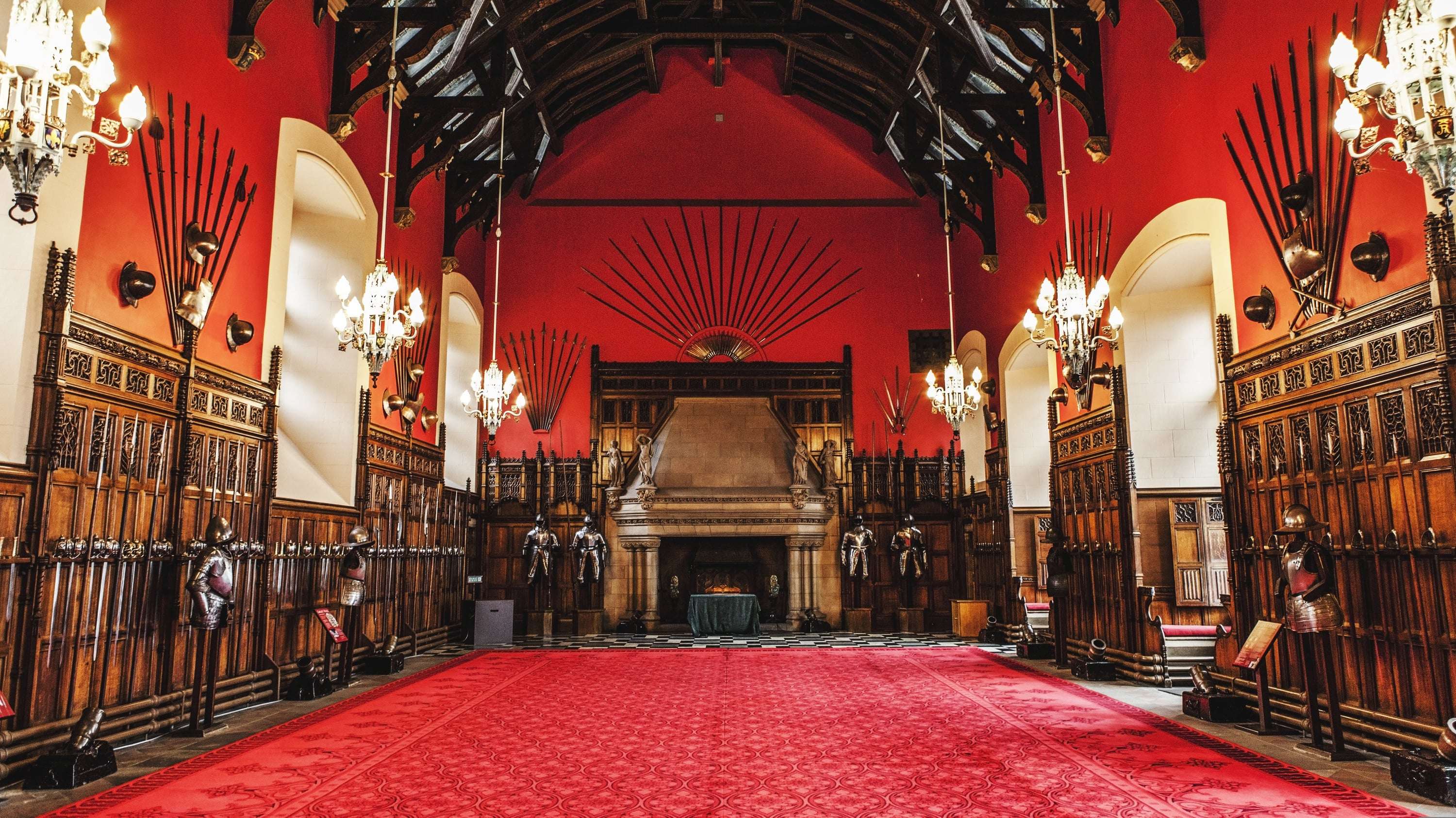 Gran salon del castillo de Edimburgo
