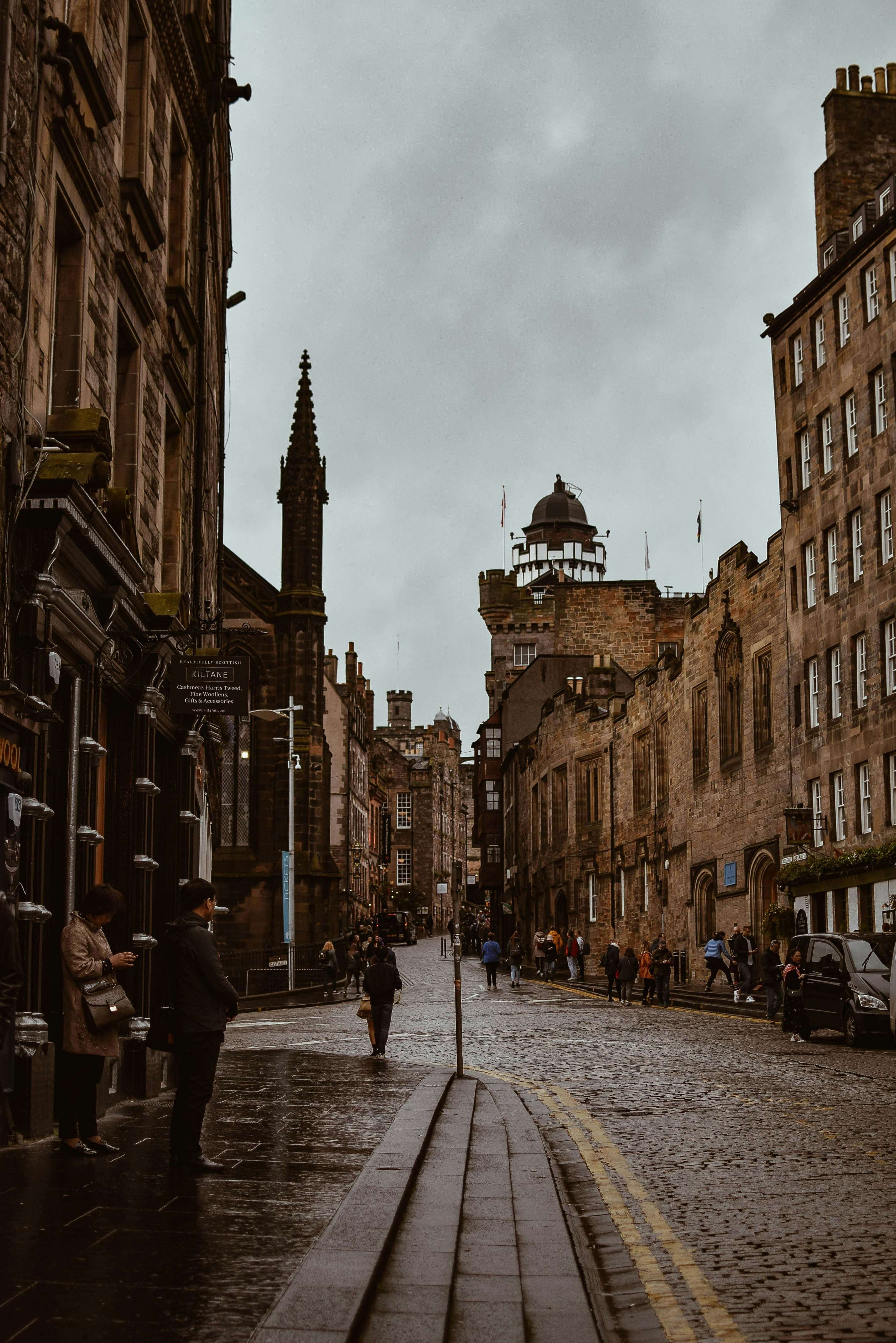 Royal Mile en el free tour de Edimburgo