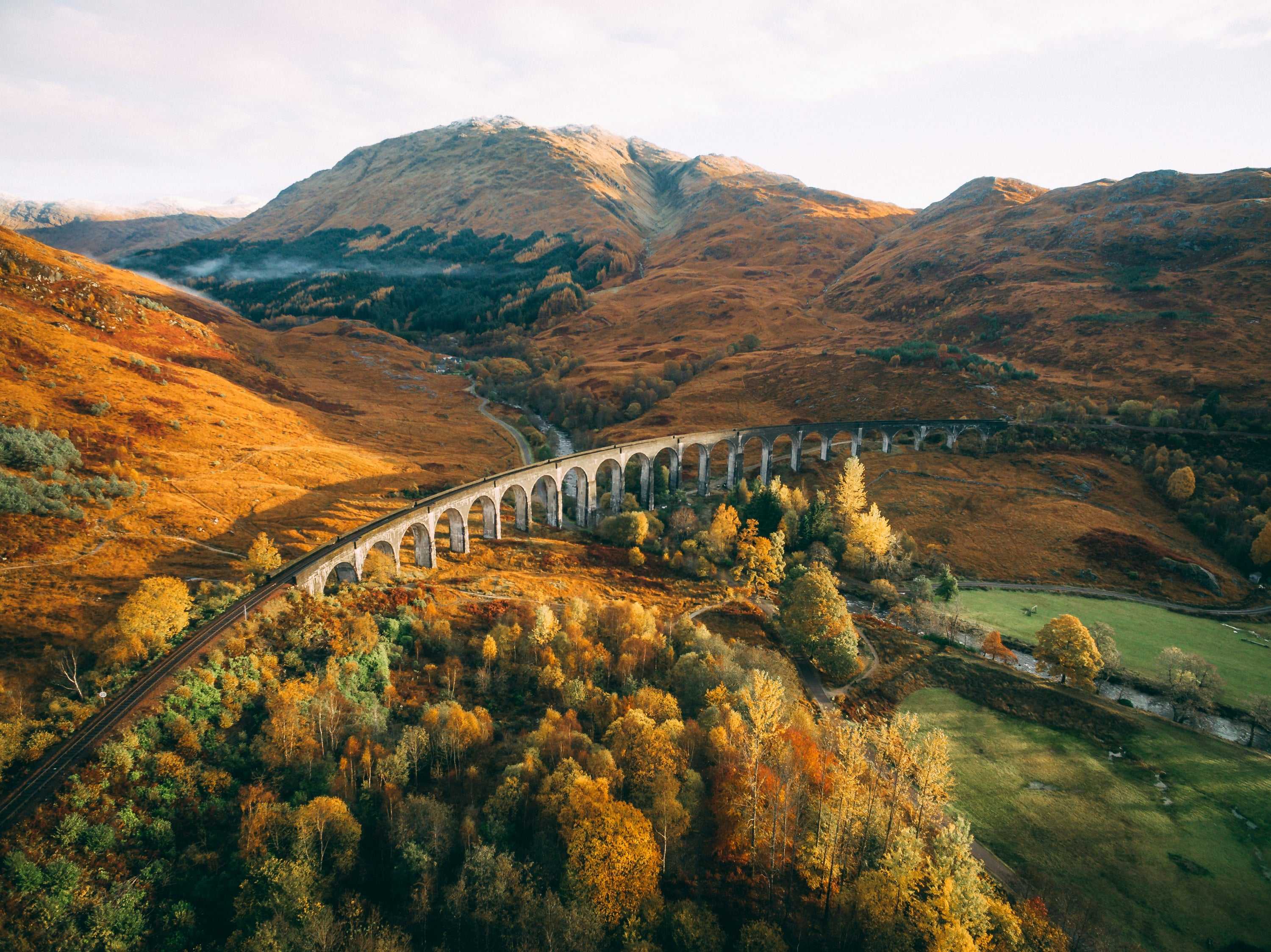 Harry Potter train in Scotland