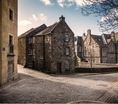 Dean Village en el free tour de la Ciudad Nueva de Edimburgo